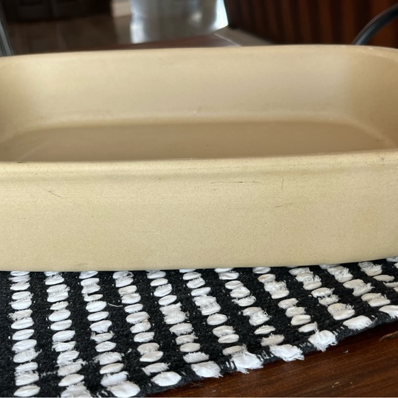 Pampered Chef Family Heritage Stoneware Rectangular Baker Roaster Pan New - Picture 7 of 9